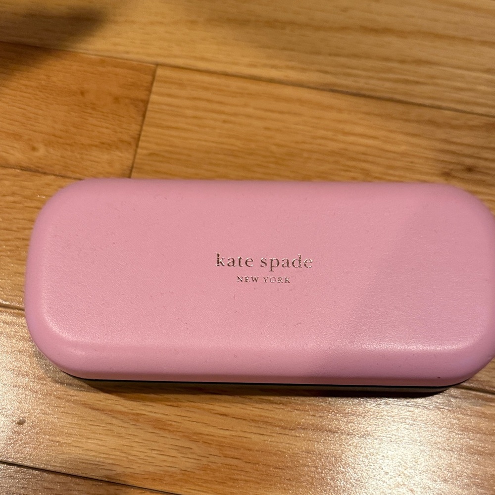 Kate Spade Pink and Green Eyewear Case